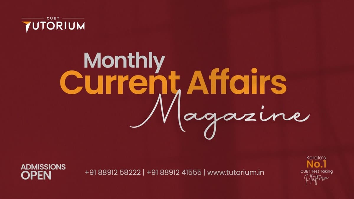 Monthly Current Affairs Magazine